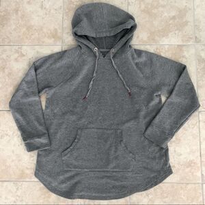Xersion Gray Fleece Drawstring Hoodie w/ Front Pocket Medium